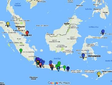 Lokasi dan Peta (Google Map) Program Reguler Siang Nomor